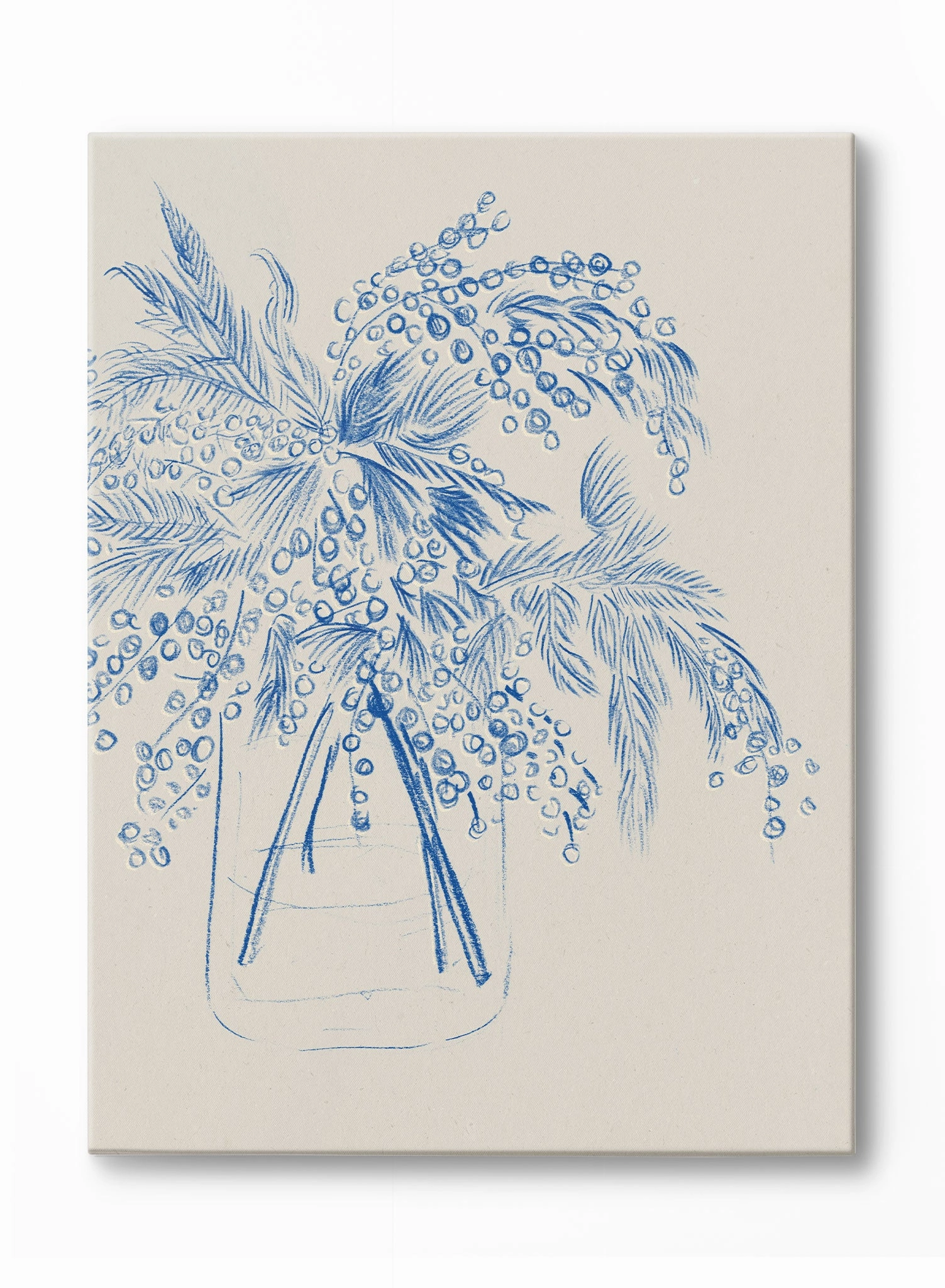 Blue-quet, Canvasindoor decorative canvas print