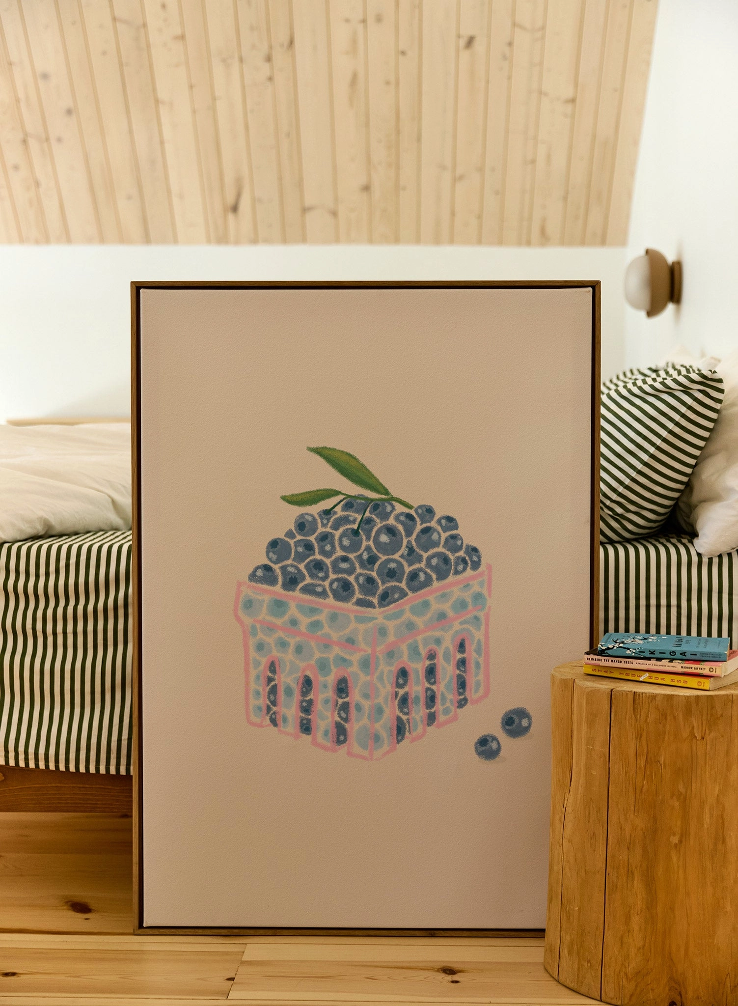 Blueberry Basket, Canvas