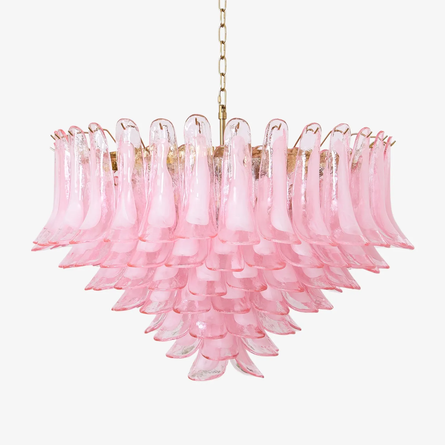 Blush Pink Glass Murano Chandelierrustic chandelier,bedroom chandelier 