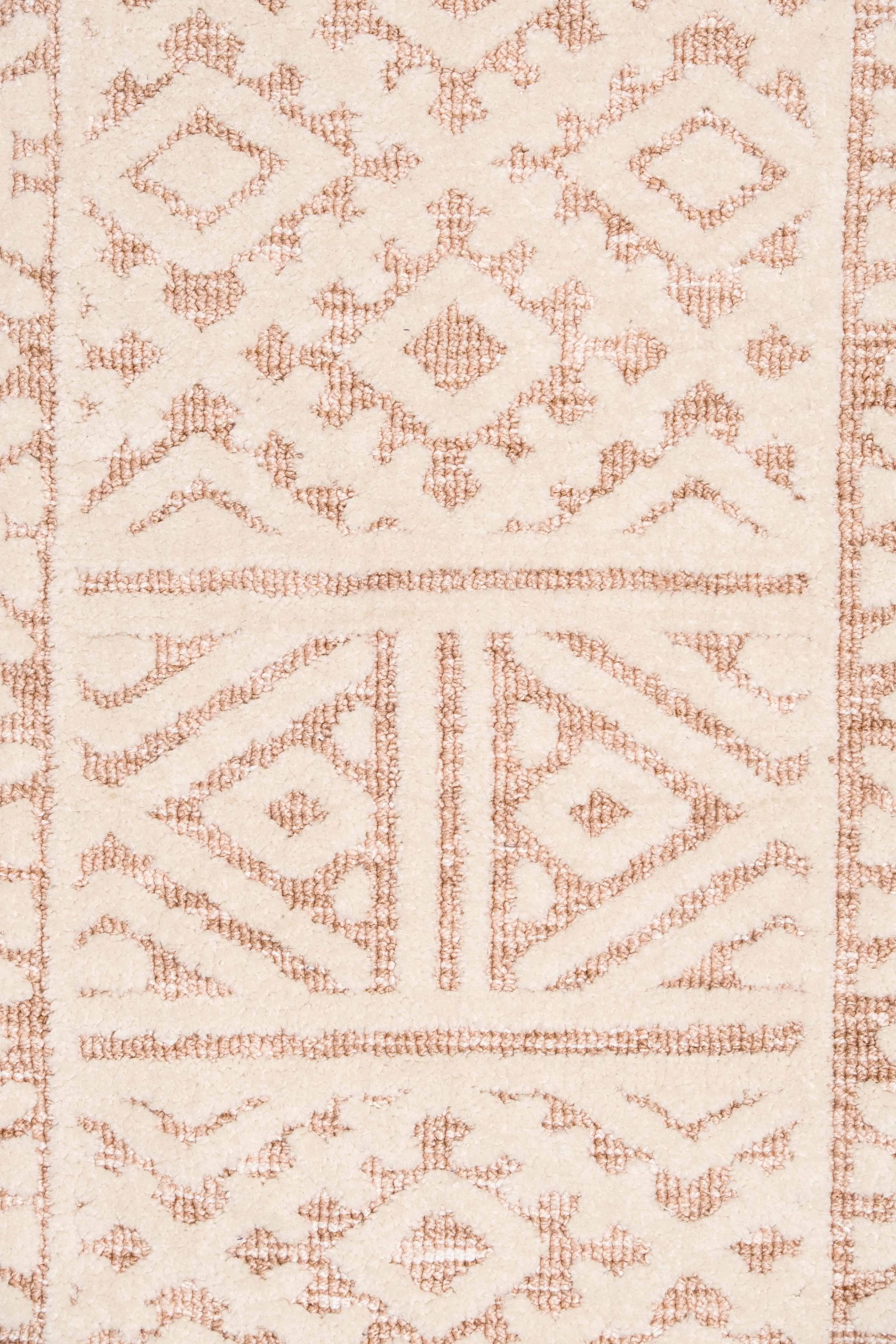 Bobbie Peach and Ivory Runner Rug *NO RETURNS UNLESS FAULTY