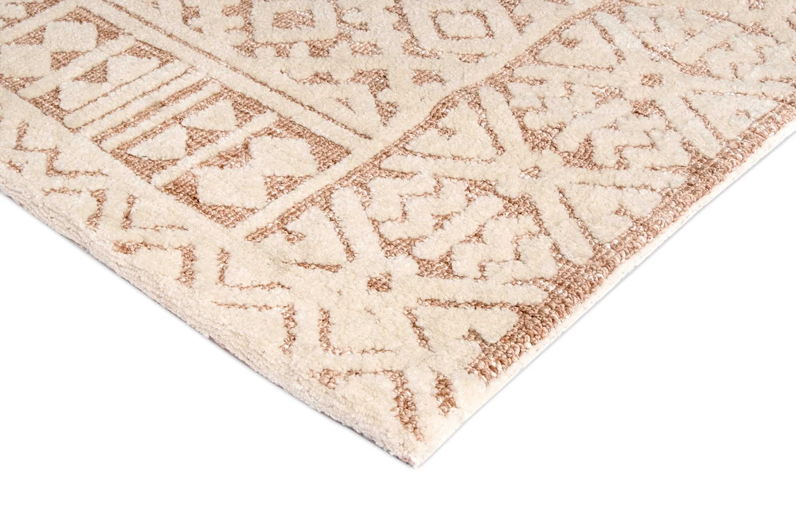 Bobbie Peach and Ivory Runner Rug *NO RETURNS UNLESS FAULTY