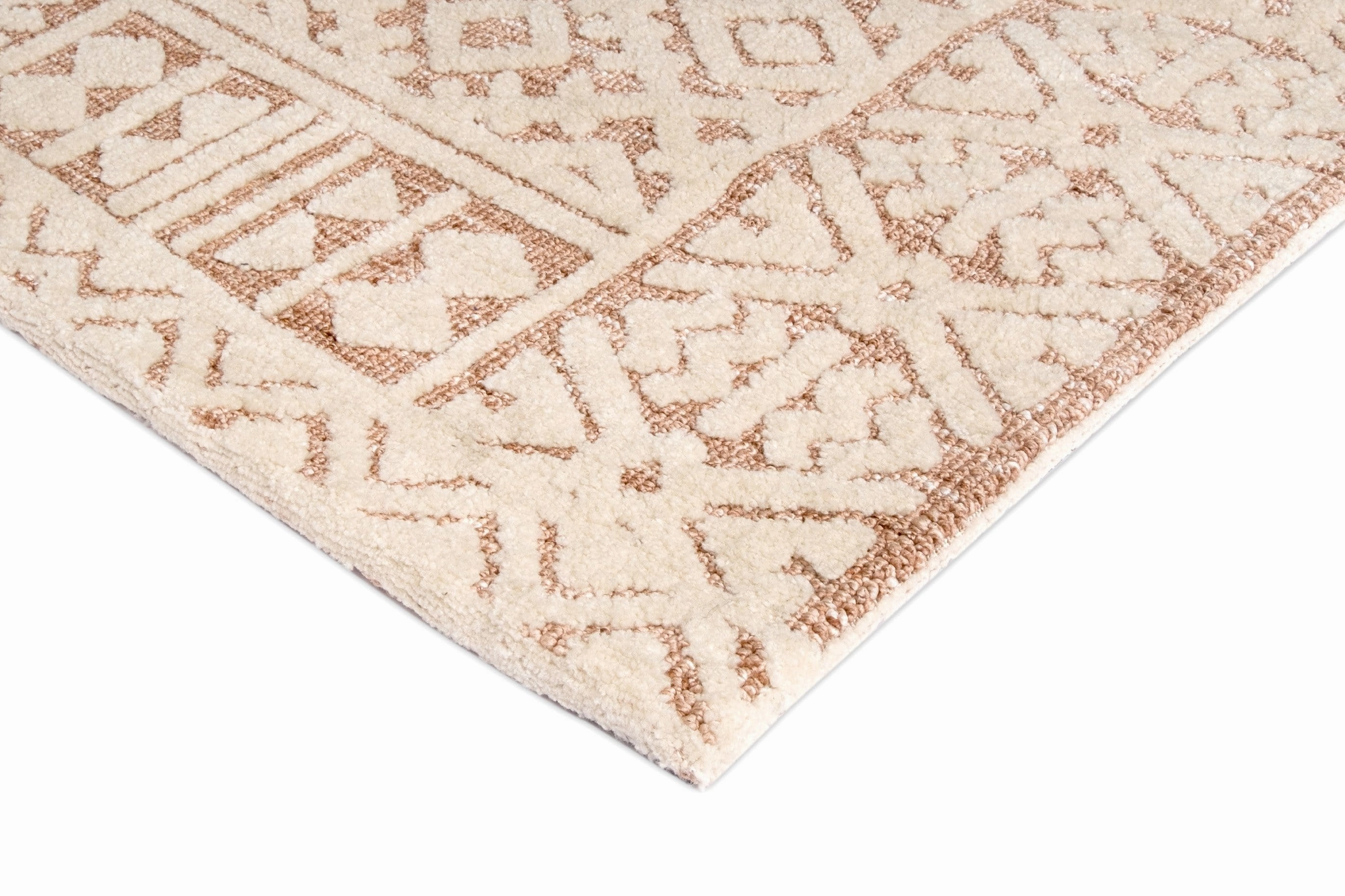 Bobbie Peach and Ivory Runner Rug *NO RETURNS UNLESS FAULTY