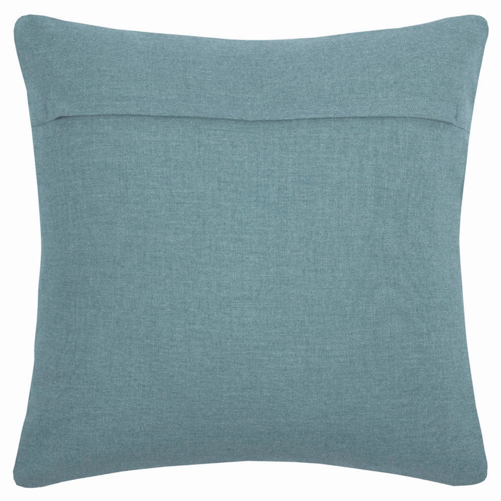 Bodhi Embroidered Feather Cushion Seafoam