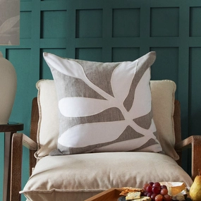 Bodhi Embroidered Feather Cushion Steelbedding sets ,throw blankets 