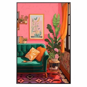 Bohemian Home Style Wall Art with Framenordic style wall decor
