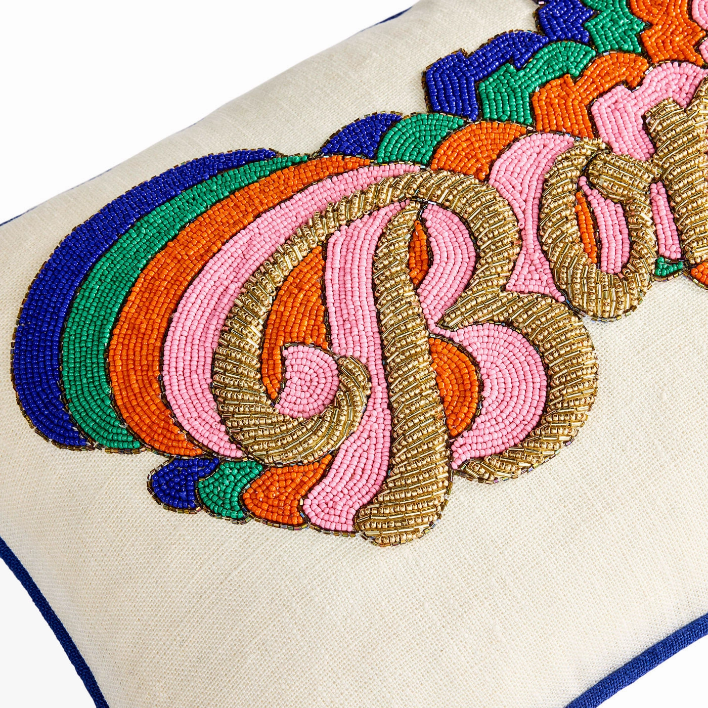 Bonjour Beaded Pillow