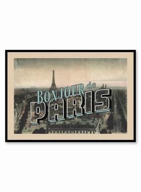 Bonjour Paris, Posterpop culture themed posters