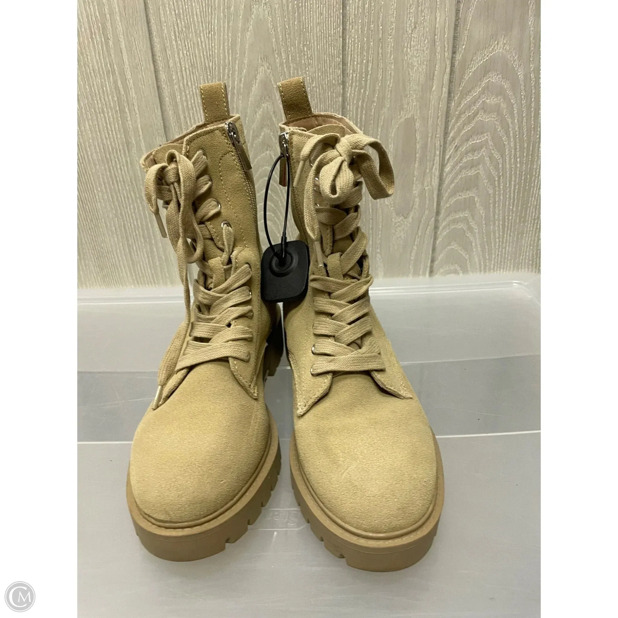 Boots Combat By Steve Madden In Tan, Size: 7.5