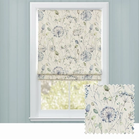 Boronia Printed Cotton Made to Measure Roman Blinds Crocusbedding sets ,throw blankets 