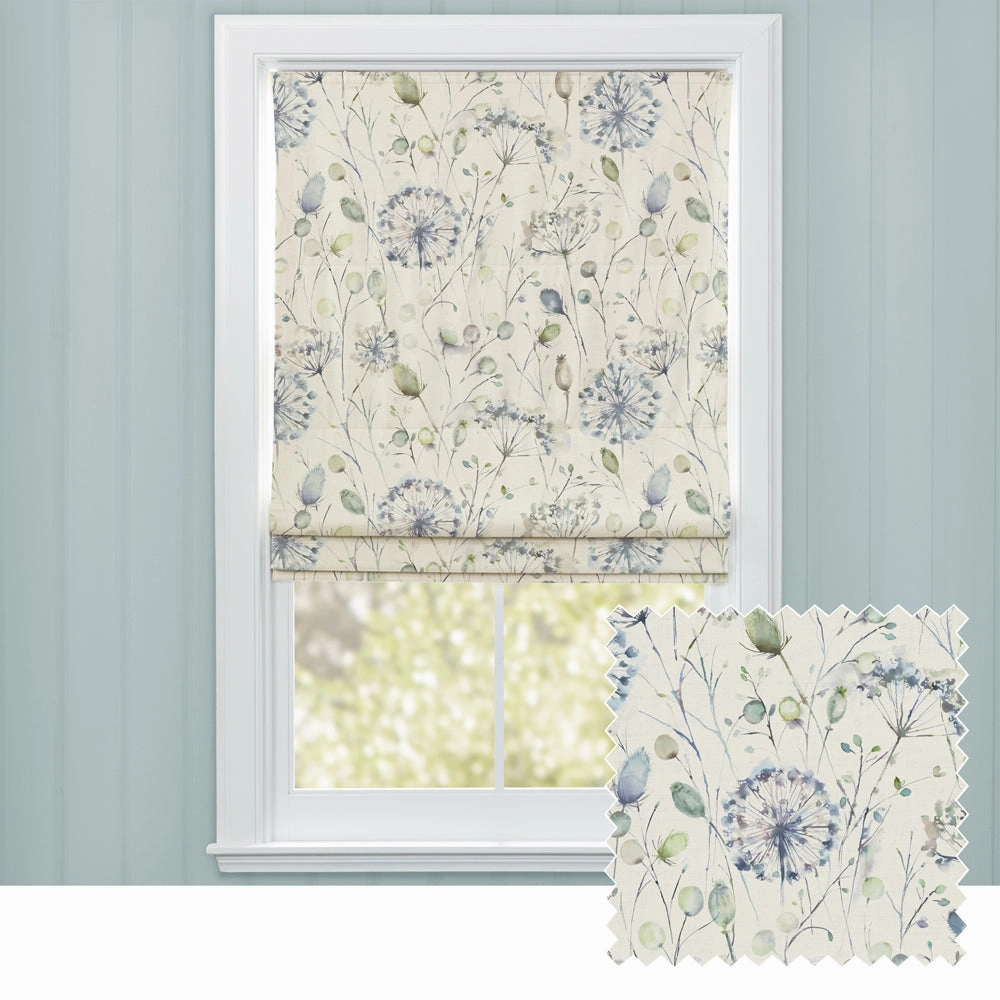 Boronia Printed Cotton Made to Measure Roman Blinds Crocusbedding sets ,throw blankets 