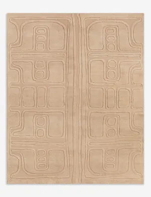 Bosa Hand-Knotted Wool Rugmodern color block patchwork rug