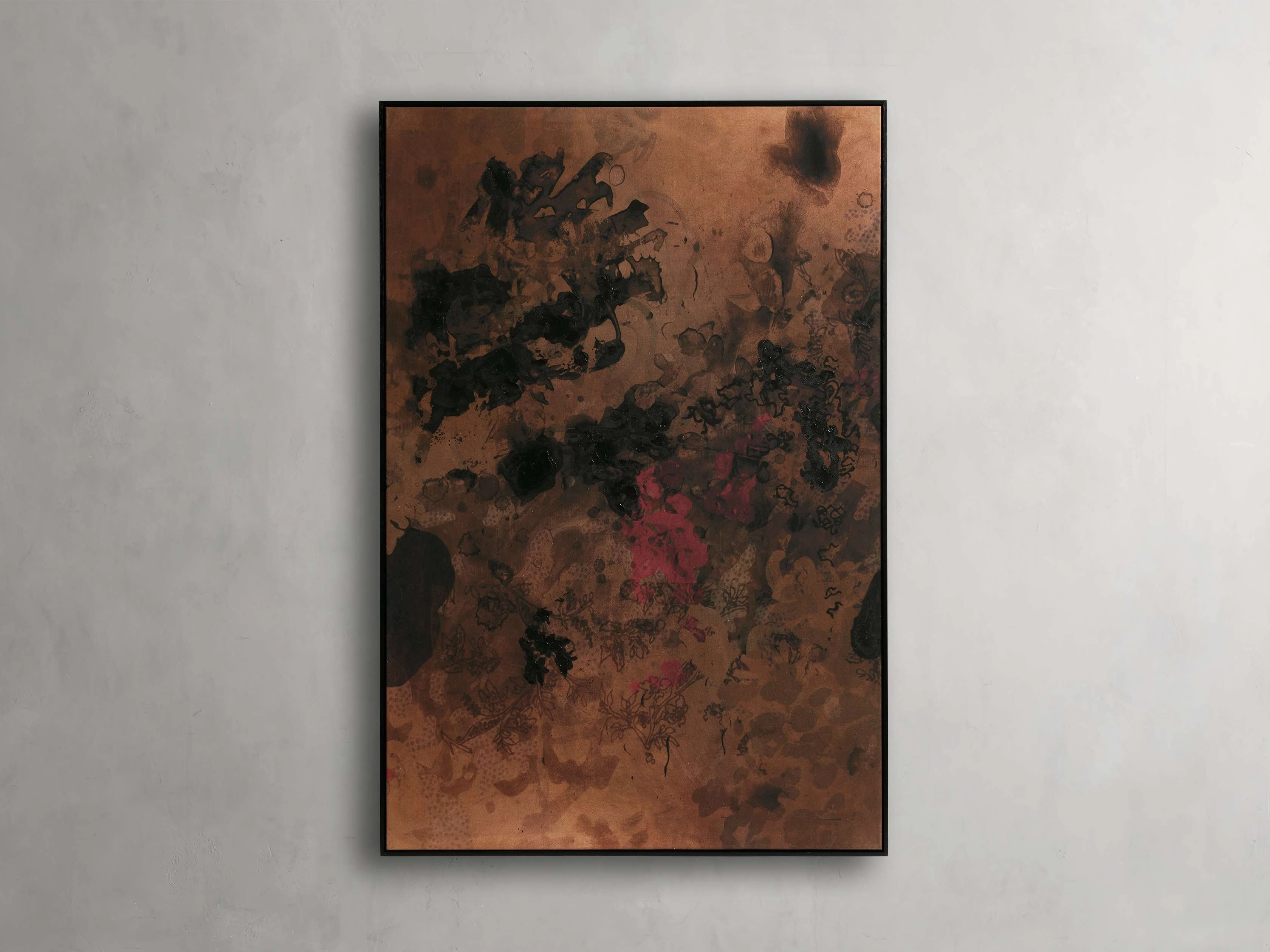 Botanical Shadows I Framed Printnordic style wall decor