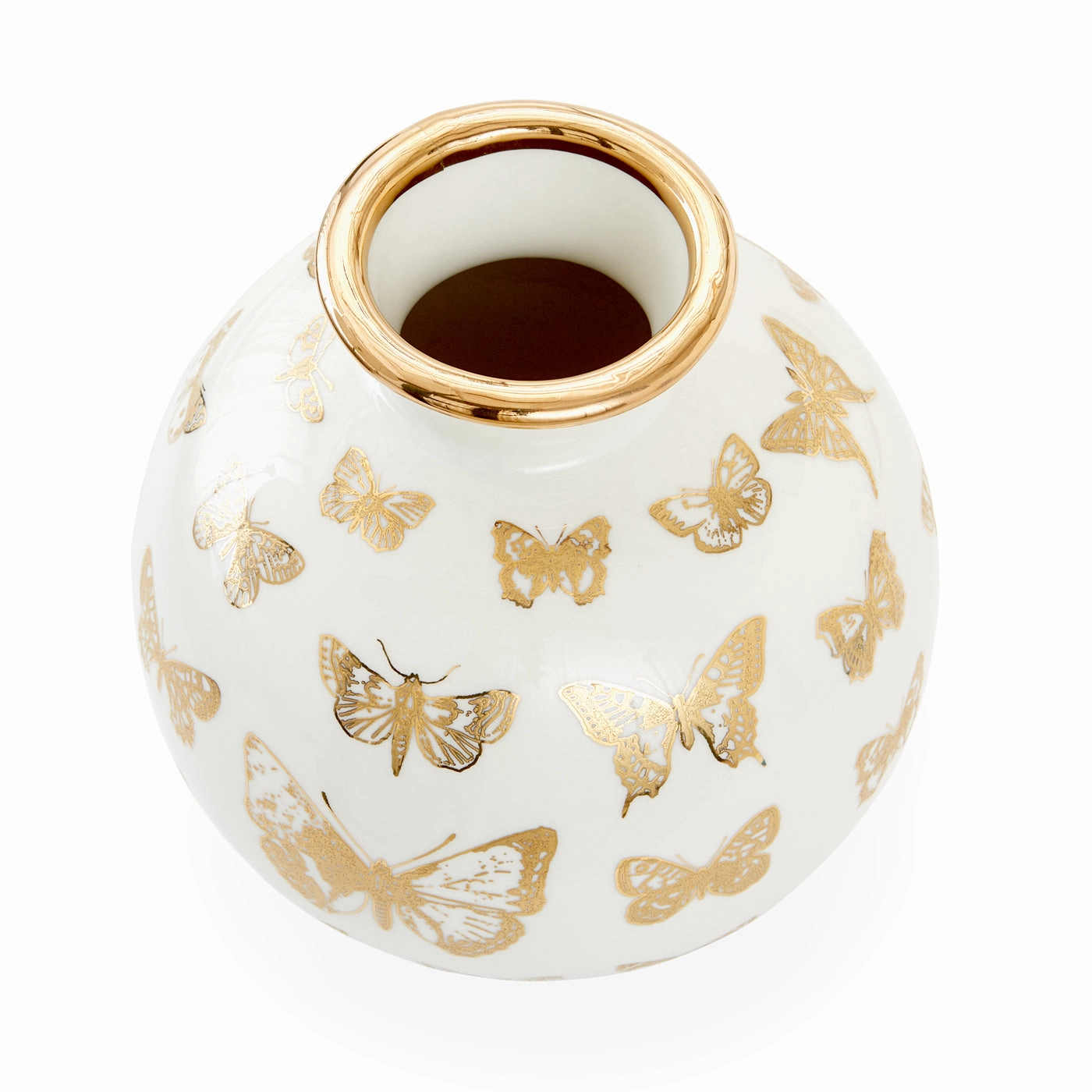 Botanist Round Butterfly Vase