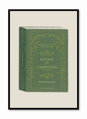 Botany for Gardeners Book Cover, Posterpop culture themed posters