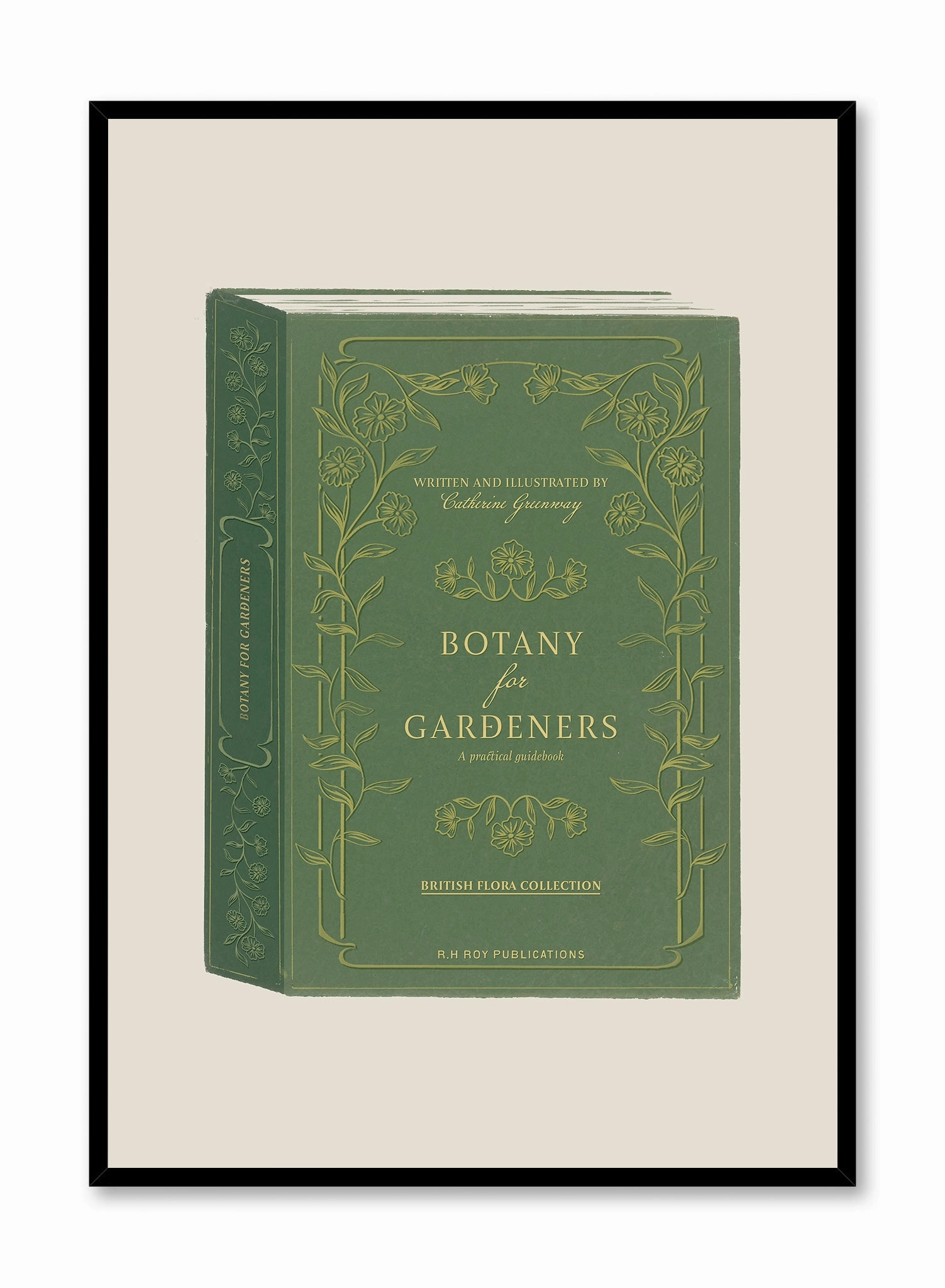 Botany for Gardeners Book Cover, Posterpop culture themed posters