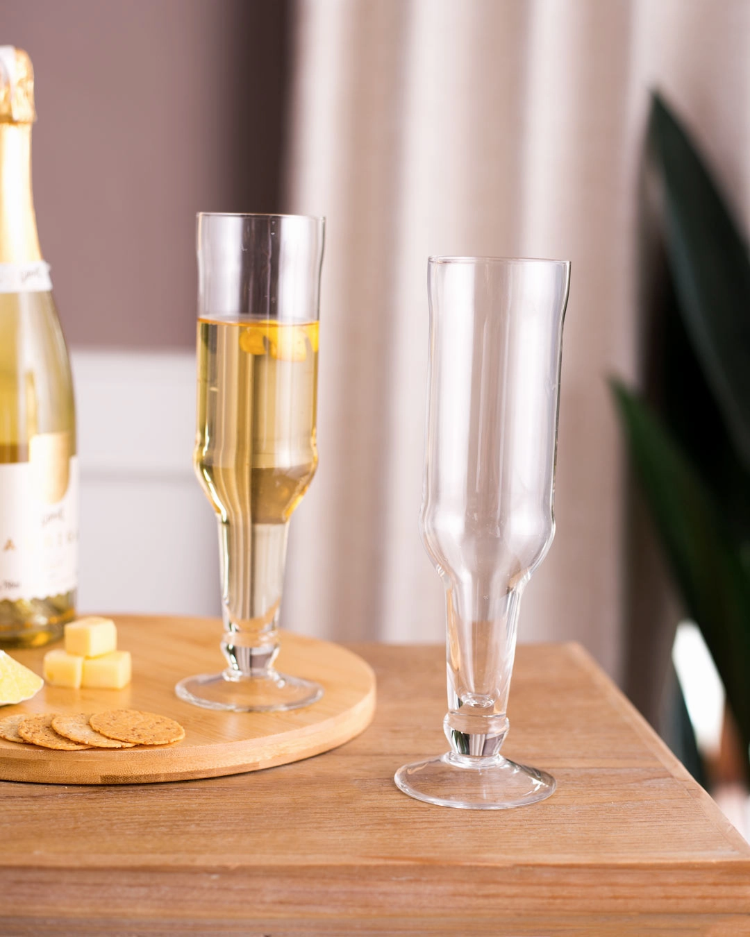 Bottle Shaped Wine Glass - Set Of 6