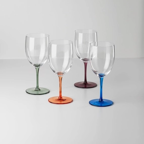 Bottoms Up Wine Glasses - Set Of 4glass cups ,personalized mugs 