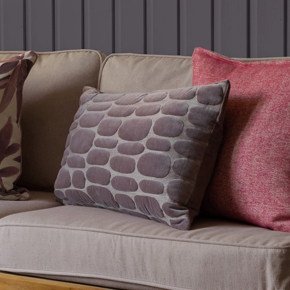 Boulder Embroidered Feather Cushion Lavenderbedding sets ,throw blankets 