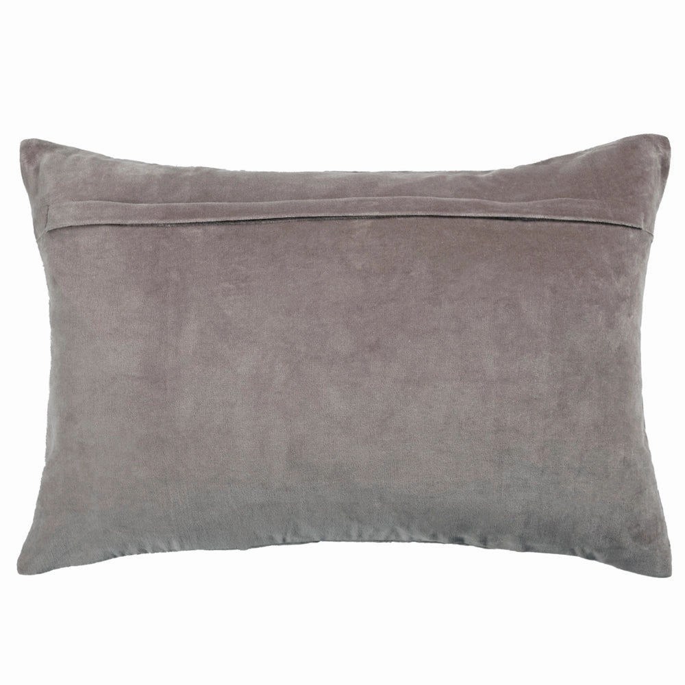 Boulder Embroidered Feather Cushion Lavender