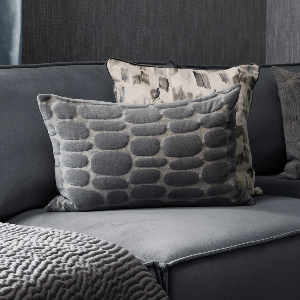 Boulder Embroidered Feather Cushion Steelbedding sets ,throw blankets 