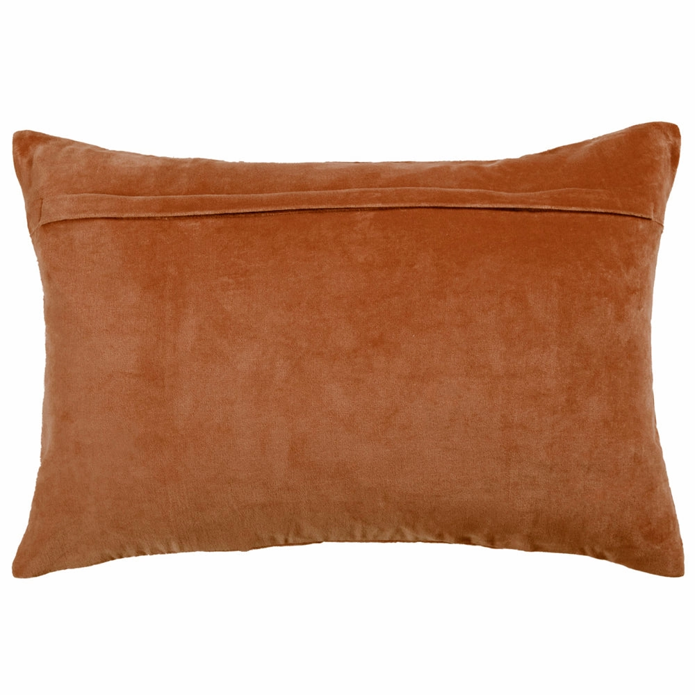 Boulder Embroidered Feather Cushion Sunset