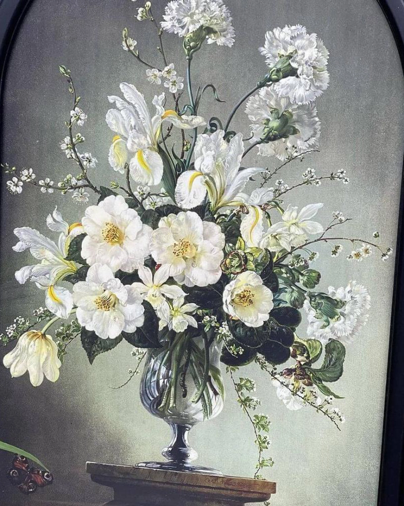Bouquet Of Flowers Framed Wall Art