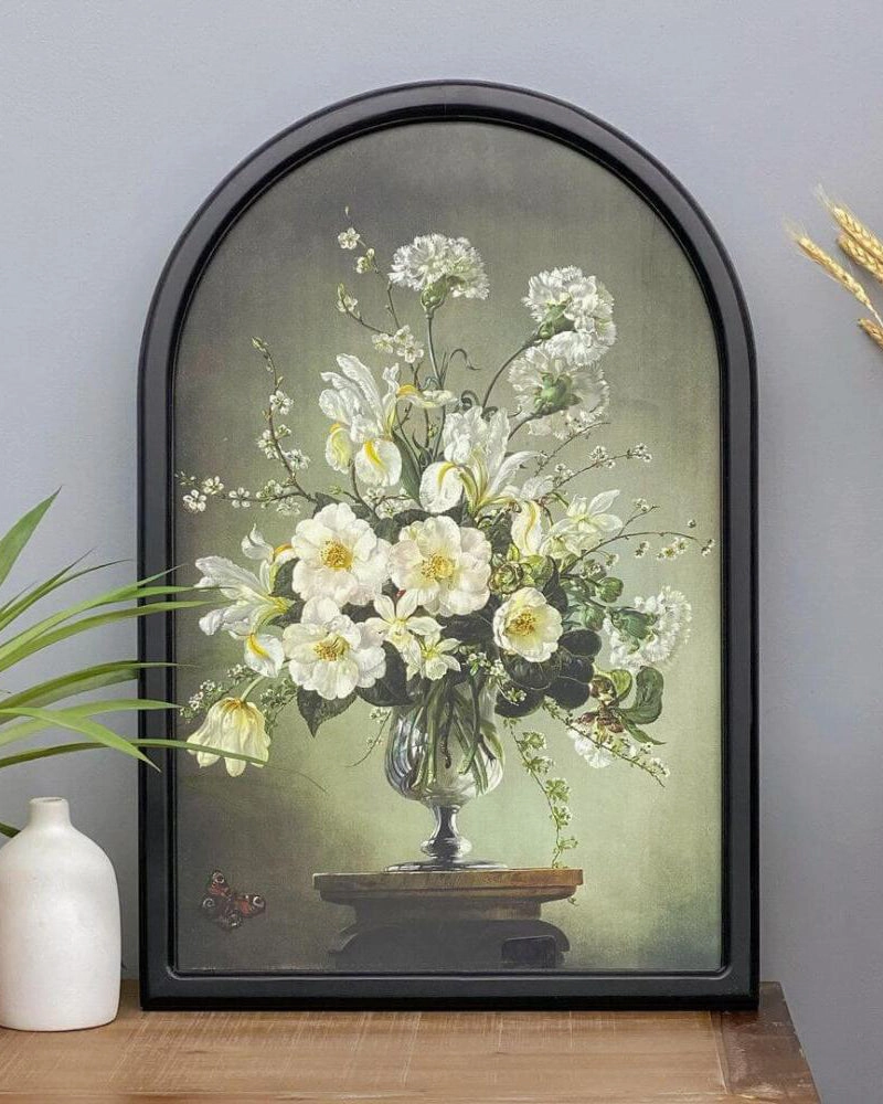 Bouquet Of Flowers Framed Wall Art
