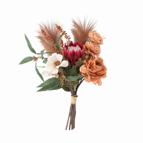 Bouquet Peony Cosmos Mix Orangehome decor ,wall decor 