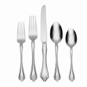 Boutonniere 45 Piece Flatware Seteco-friendly bamboo fiber tableware set 