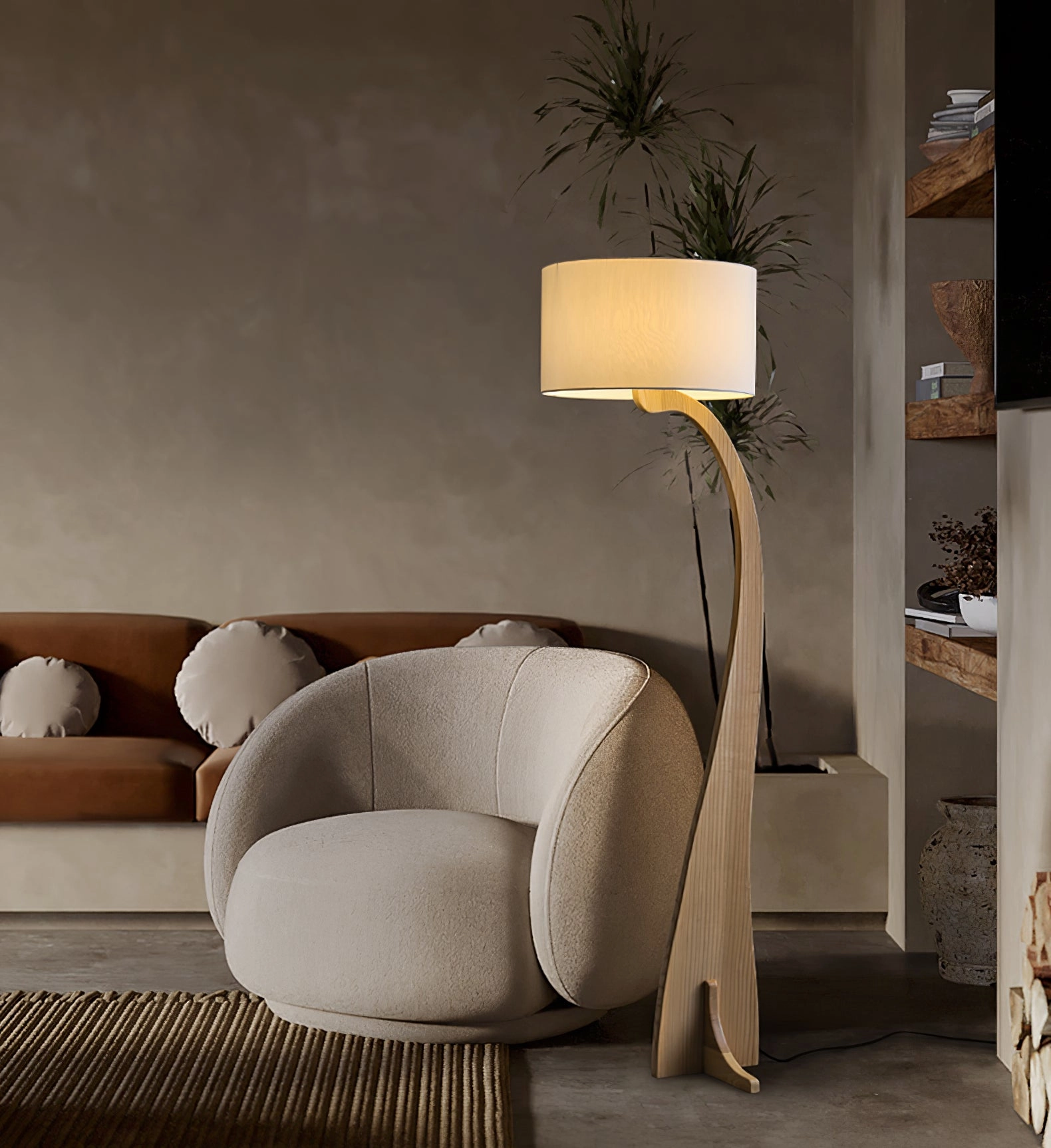 Bow Curve Floor Lamp