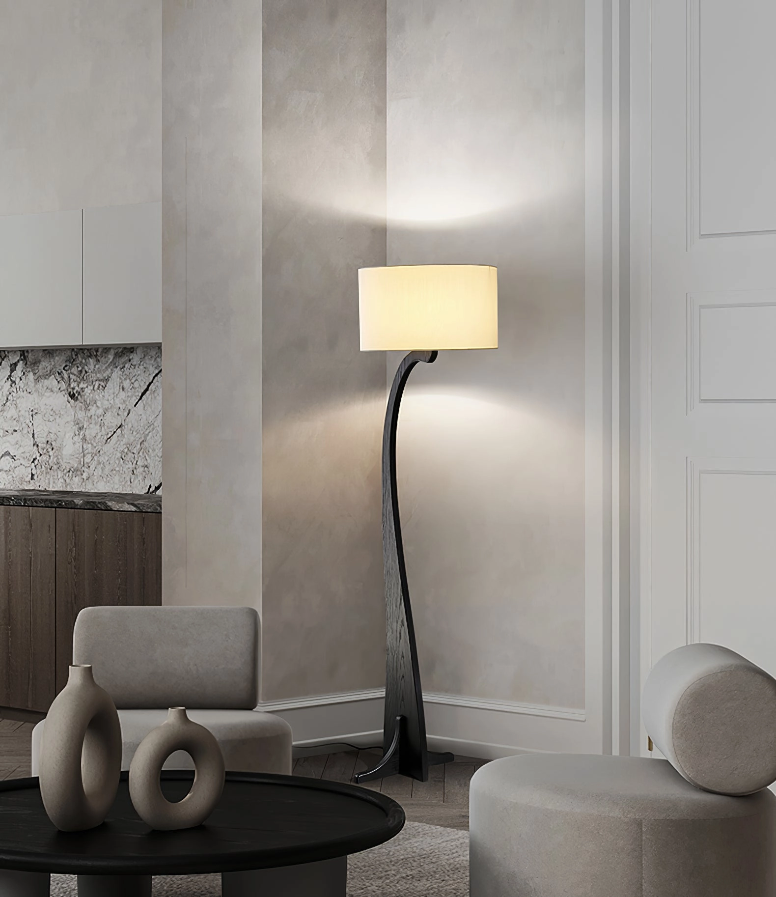 Bow Curve Floor Lamp