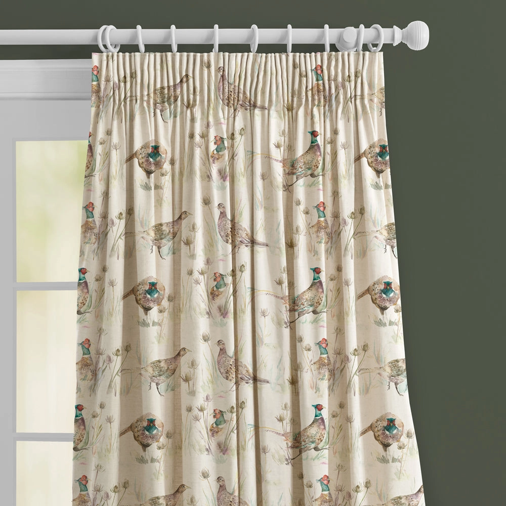 Bowmont Printed Made to Measure Curtains Pheasant
