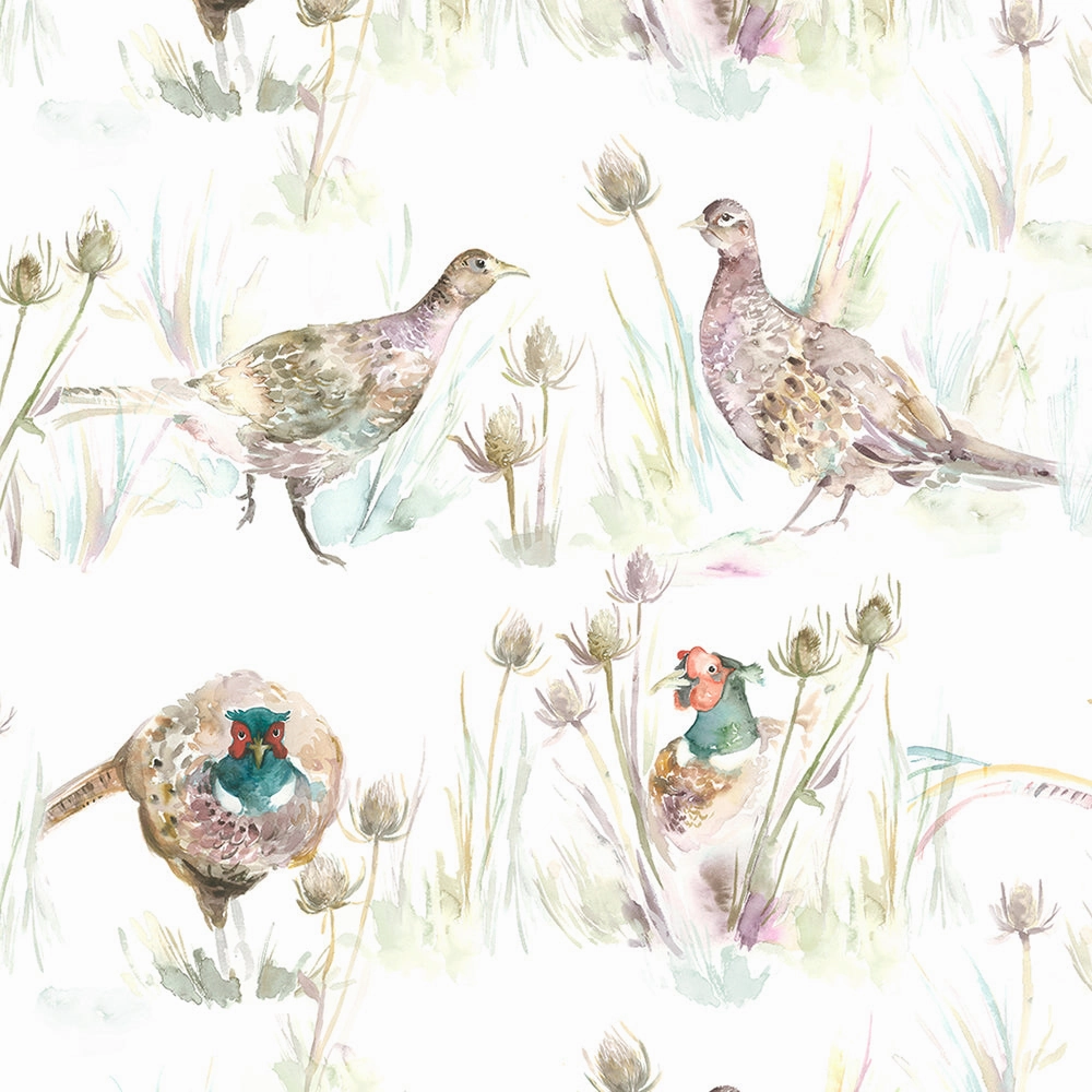 Bowmont Printed Made to Measure Curtains Pheasant