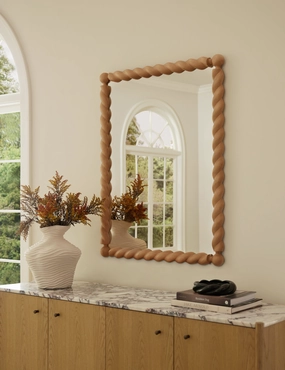 Braided Mirror by Sarah Sherman Samuelnordic style wall decor