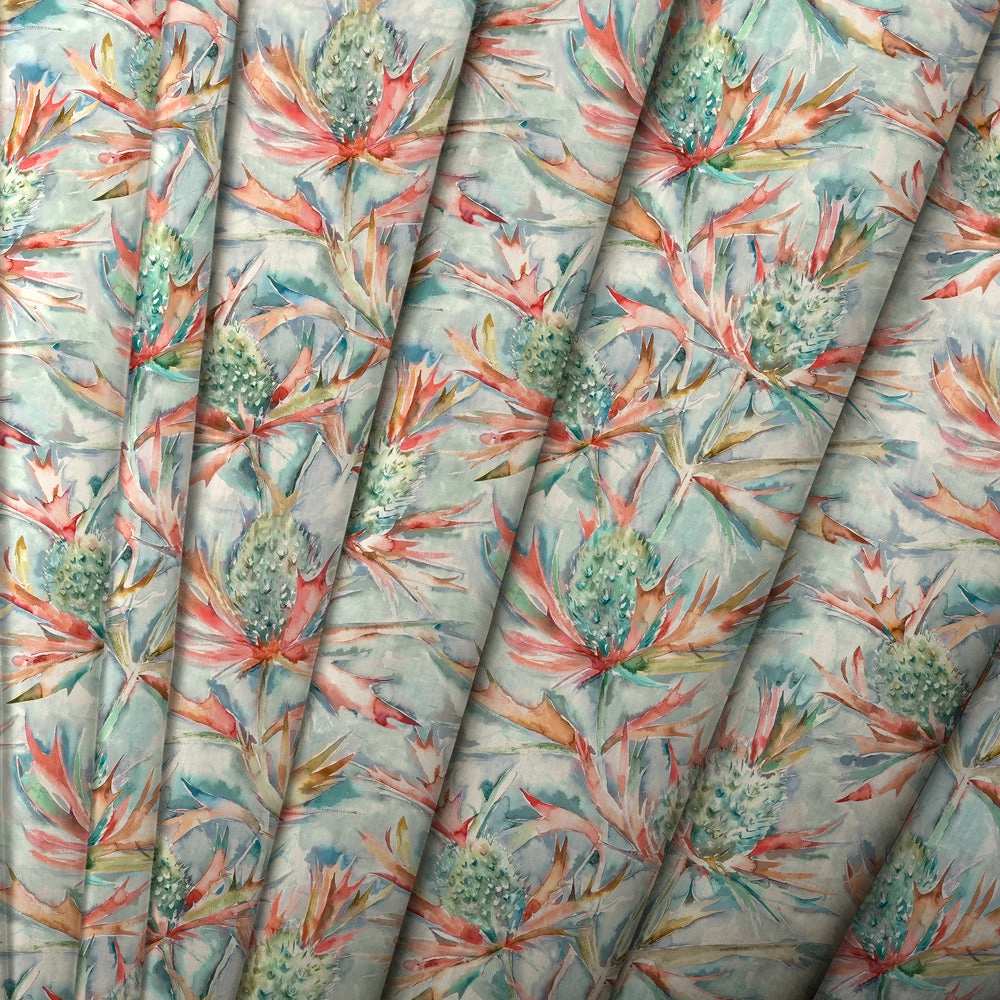 Braithwaite Printed Made to Measure Curtains Russett
