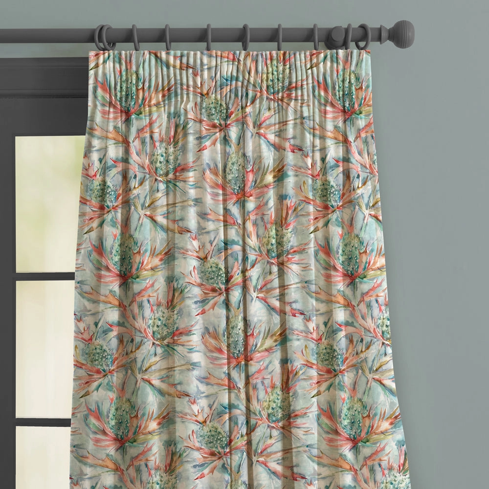 Braithwaite Printed Made to Measure Curtains Russett