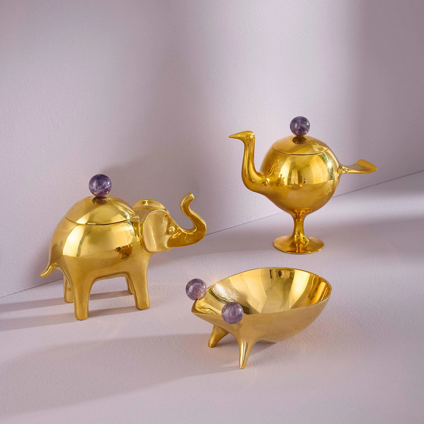 Brass Elephant Box