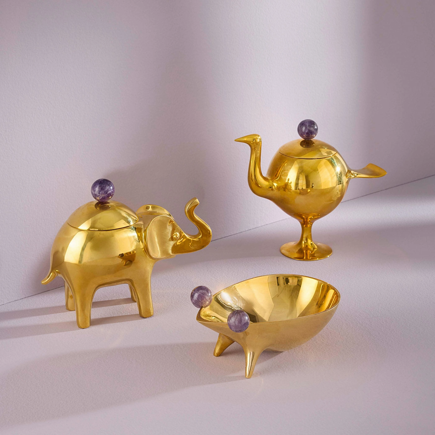 Brass Elephant Box