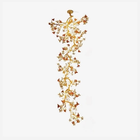 Brass Maple Branch Chandelierrustic chandelier,bedroom chandelier 