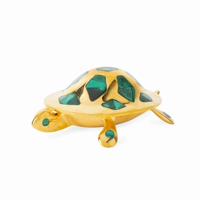 Brass Turtle Boxdecorative storage box ,stackable storage box 