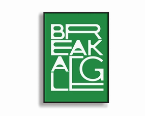 Break Portraitmodern abstract painting decor