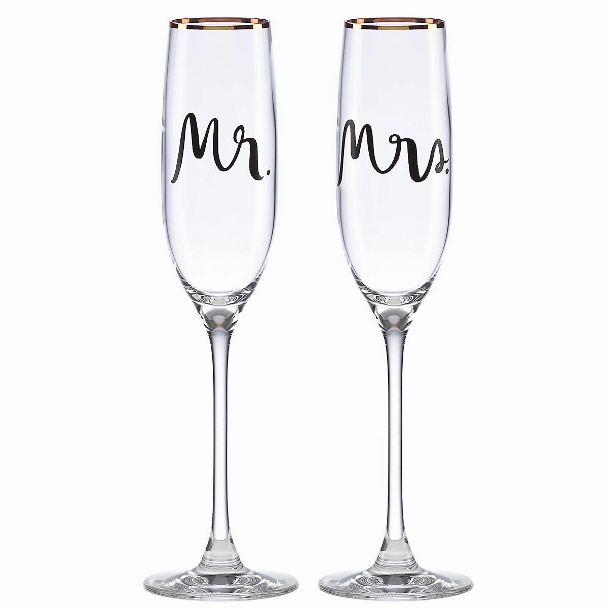 Bridal Party 2-Piece Champagne Flute Setglass cups ,personalized mugs 