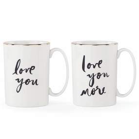 Bridal Party "Love You" 2-Piece Mug Setglass cups ,personalized mugs 
