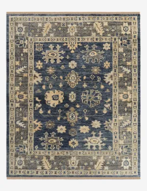 Bridger Hand-Knotted Wool Rugmodern color block patchwork rug