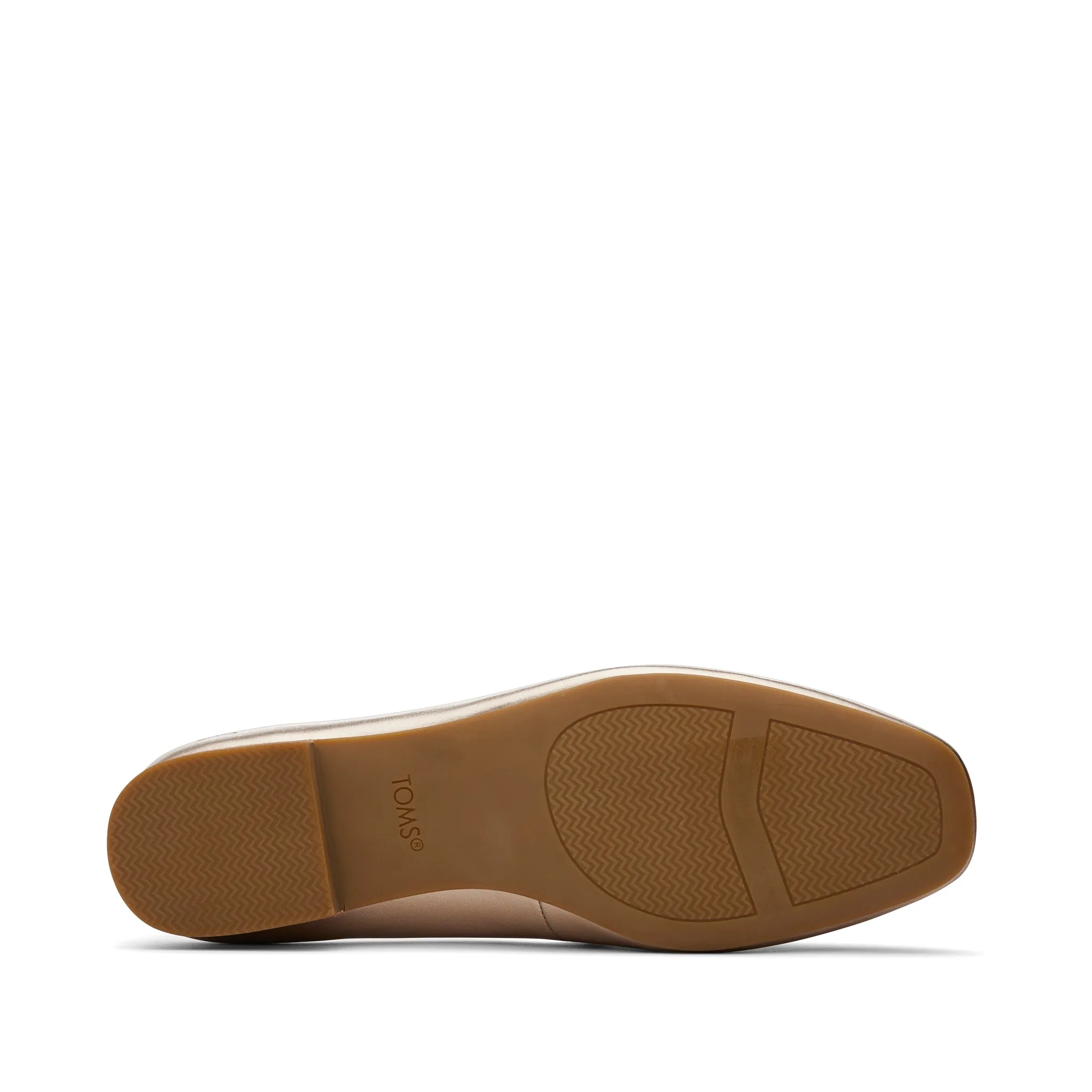 Briella Gold Leather Flat