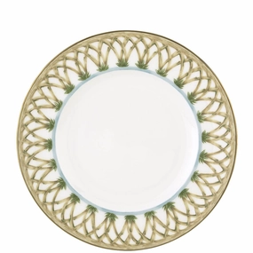 British Colonial Bamboo Accent Platemodern kitchen decor ,kitchen dinner set ,dinnerware 