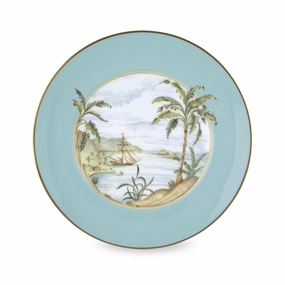 British Colonial Tradewind Accent Platemodern kitchen decor ,kitchen dinner set ,dinnerware 