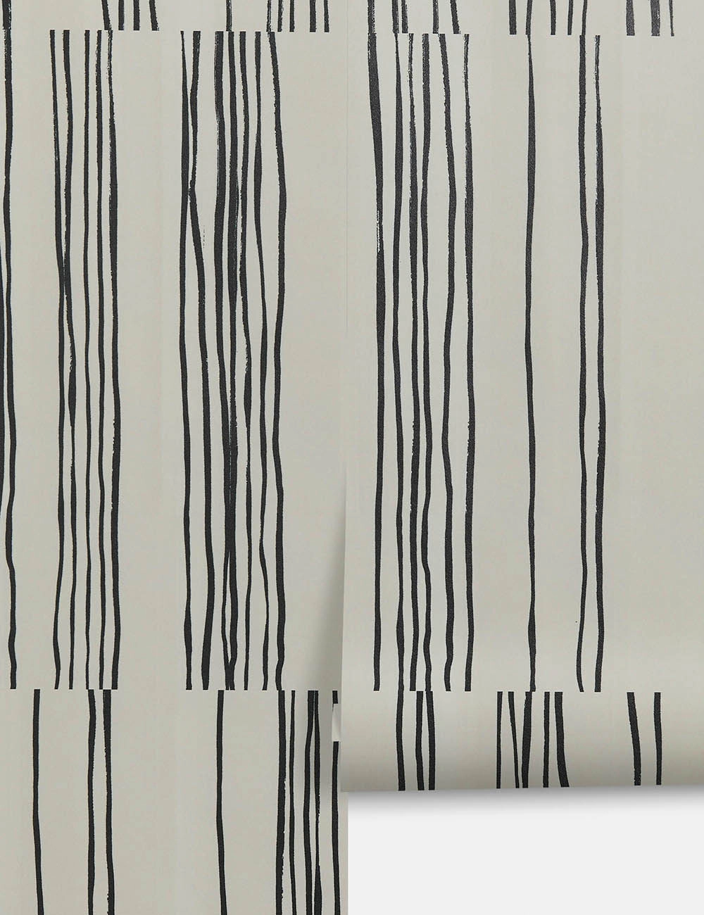 Broken Stripe Wallpaper by Sarah Sherman Samuelnordic style wall decor