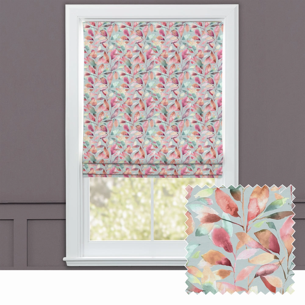 Brympton Printed Cotton Made to Measure Roman Blinds Russettbedding sets ,throw blankets 