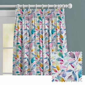 Brympton Printed Made to Measure Curtains Creambedding sets ,throw blankets 